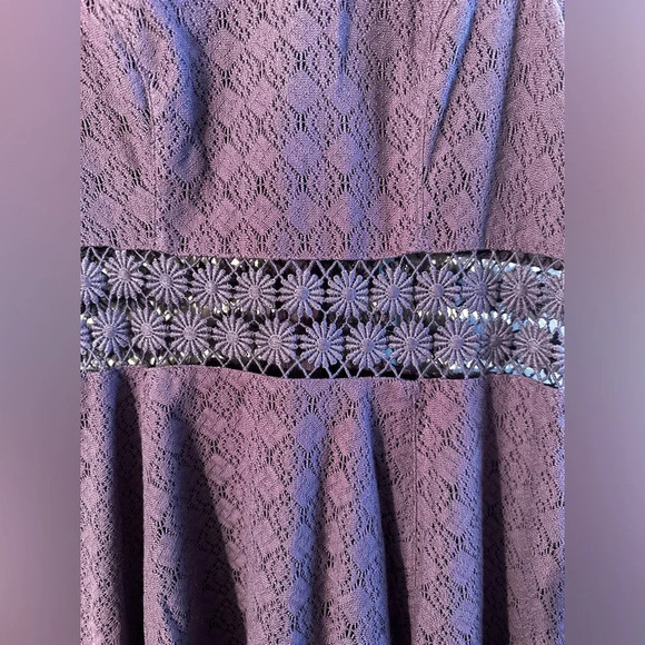 FREE PEOPLE Daisy Lace 6 PRISTINE Open Knit Skater SWIFTY’S FAV Dusty Purple - Picture 3 of 13